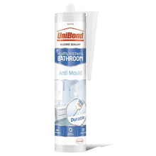 UniBond Kitchen & Bathroom Sanitary Silicone Sealant Cartridge 274g - White