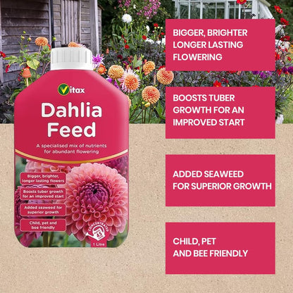 Vitax Liquid Dahlia Feed - 1 Litre