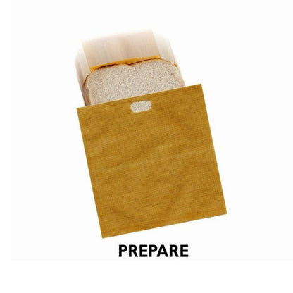 Toasting Bags - Reusable 50 Times - 2 Bags