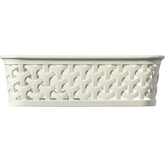 Curver Rattan Storage Basket A6 - Cream