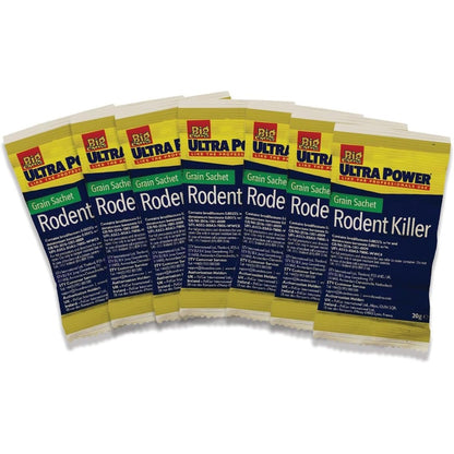 The Big Cheese Ultra Power Grain Bait Rodent Killer 7 x 20g Sachets 