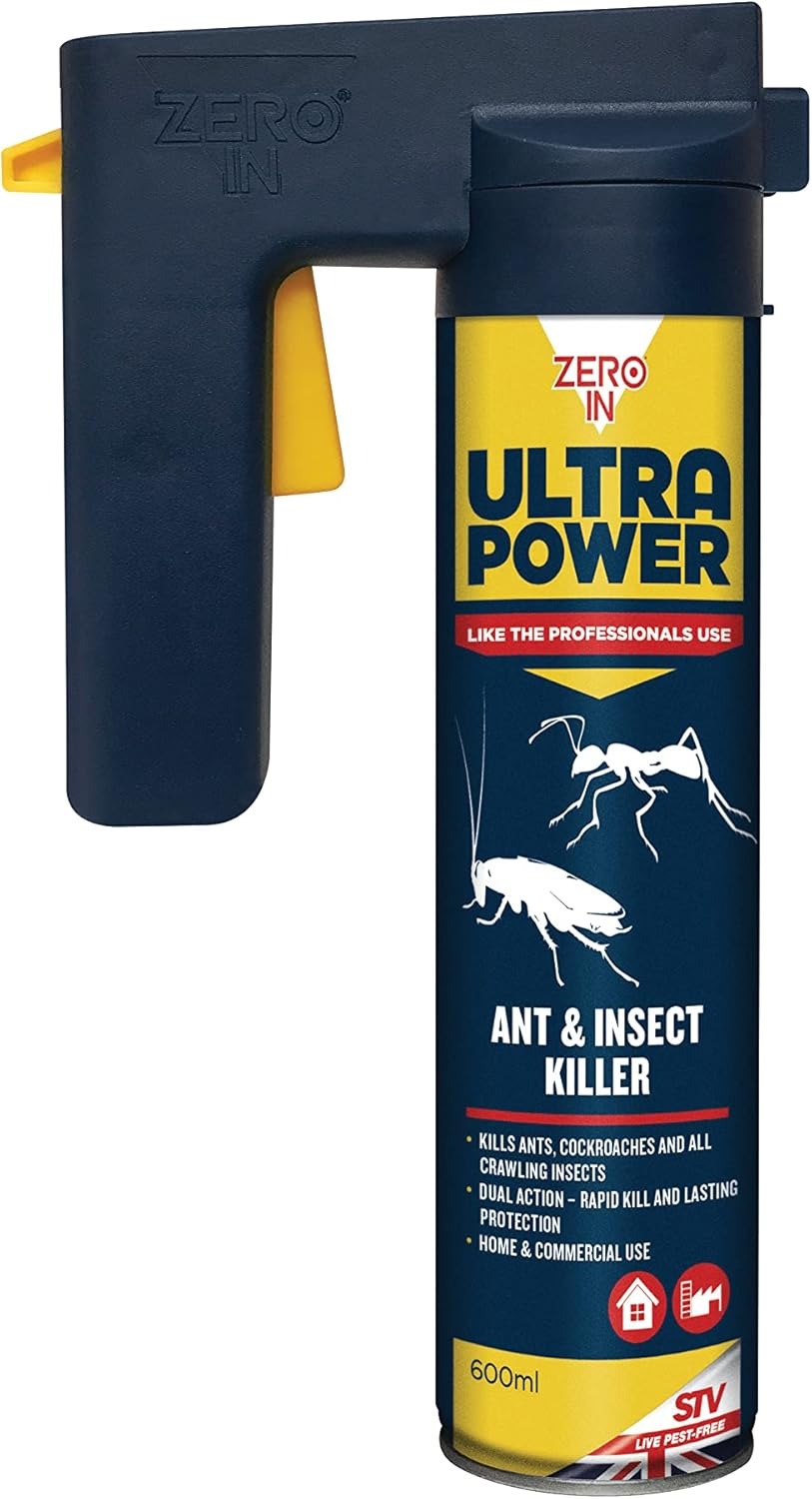 Zero Leg Insect Zero In Ultra Power Ant & Crawling Insect Killer ZER554 - 600ml ...