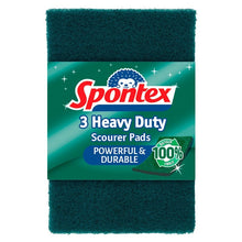 Spontex Heavy Duty Scourer Pads 3 Pack
