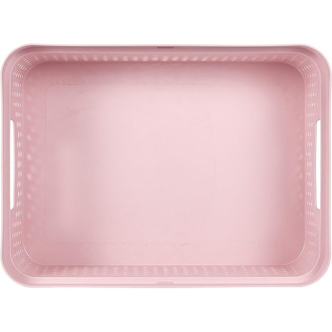 Curver Infinity Dots Medium Storage Basket 11 Litre - Pink