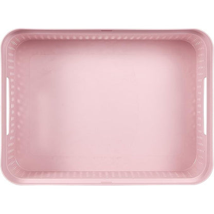 Curver Infinity Dots Medium Storage Basket 11 Litre - Pink