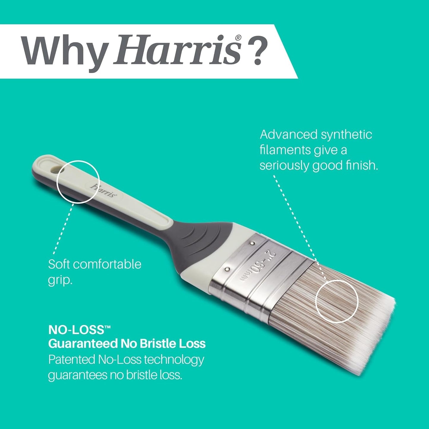 Harris Seriously Good Walls & Ceilings Angled Paint Brush 2"/50mm