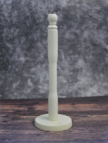 Apollo Beech Wood Paper Towel Holder - Cream