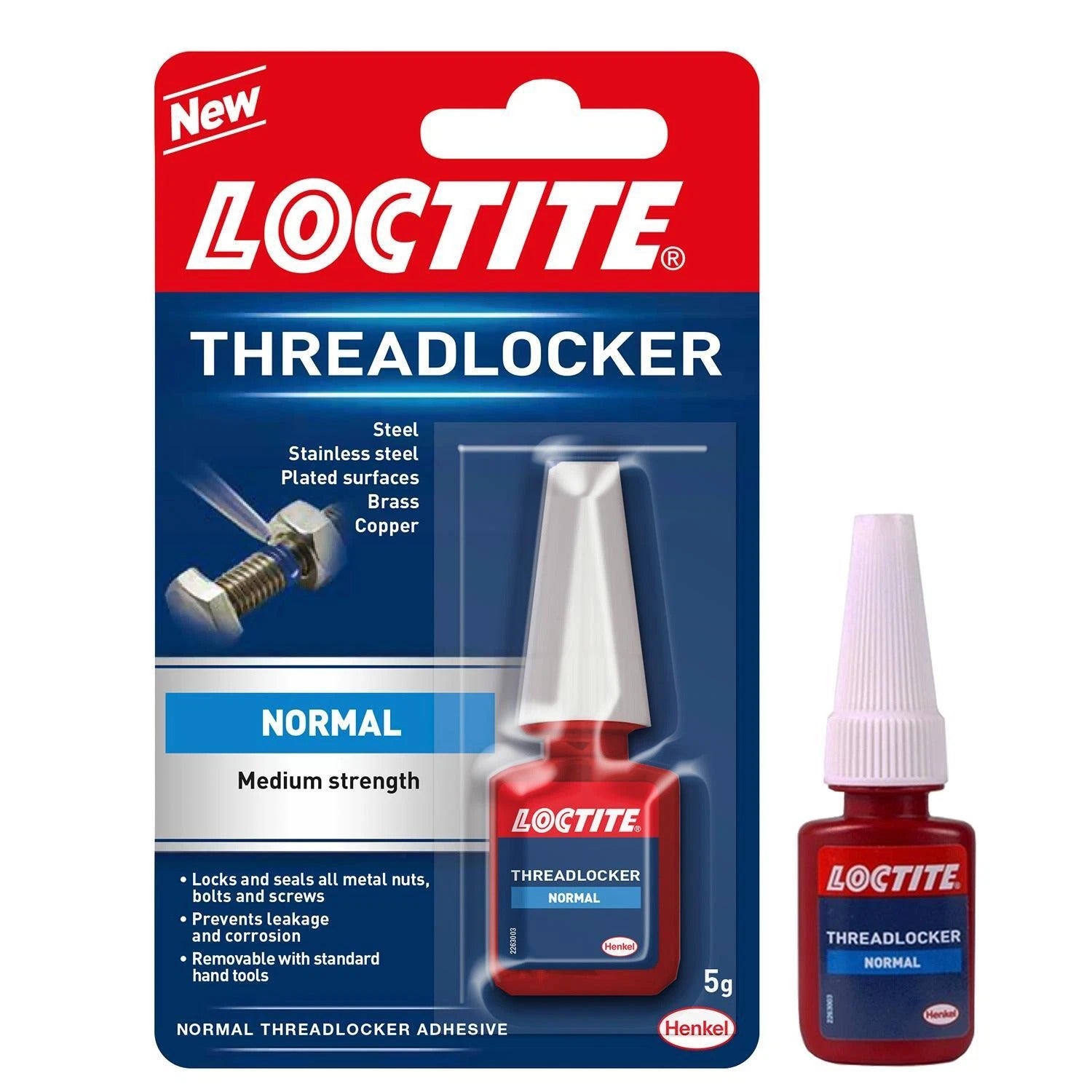 Loctite Medium Strength Threadlocker Adhesive 5g