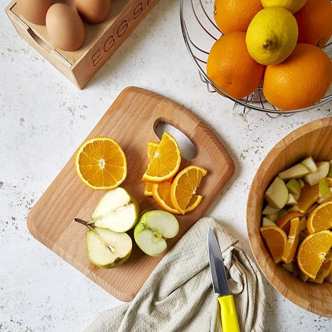 Apollo Hevea Wood LARGE Chopping Board 45x30x2cm