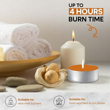 Scented Tea Lights Candles Pack of 25 - Citrus