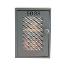 Apollo Rubberwood Egg Cabinet for 12 Eggs - Charcoal