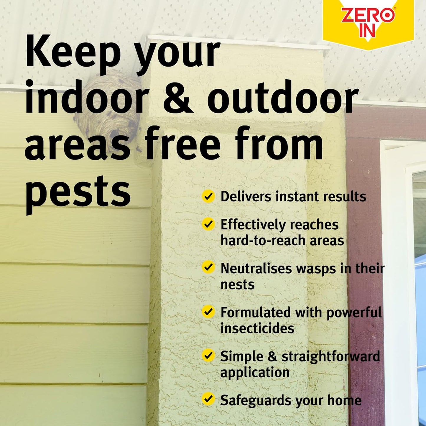 Zero In Wasp Nest Killer Foam 300ml ZER904