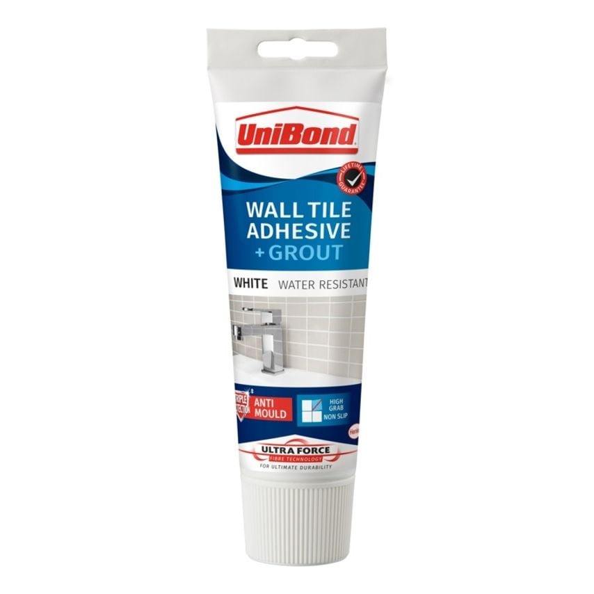 UniBond Wall Tile Adhesive & Grout 300g - White
