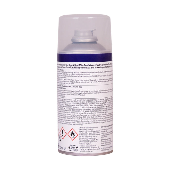 Zero In Bed Bug & Dust Mite Bomb - 150ml 