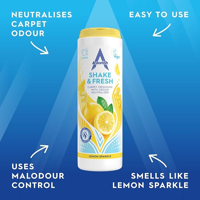 Astonish Shake & Fresh - Lemon Sparkle 350g