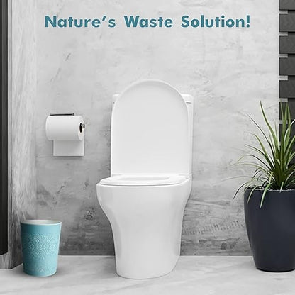 Blue Canyon Flora 9 Litre Plastic Waste Bin - Blue