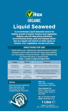 Vitax Organic Liquid Seaweed 1 Litre