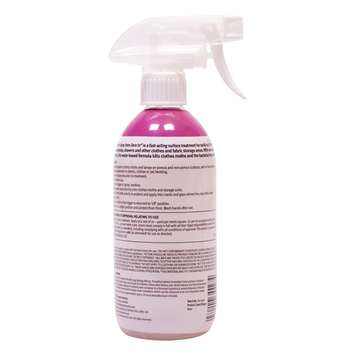Zero In Clothes Moth Killer - 500ml 