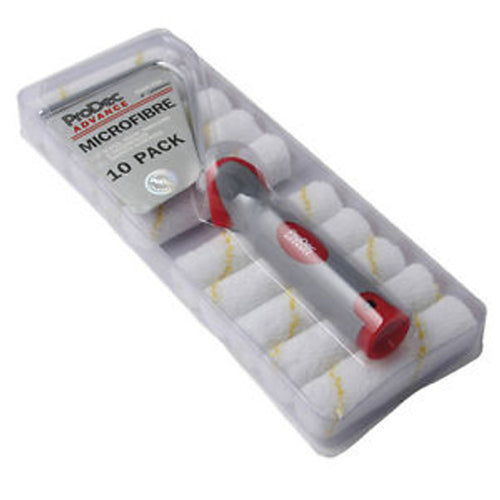 ProDec Advance Short Pile Microfibre Paint Roller & Frame (10 Pack) 4