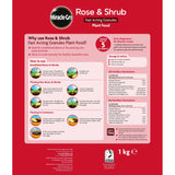 Miracle Gro Rose & Shrub Fast Acting Granules Plant Food 750gm Pouch