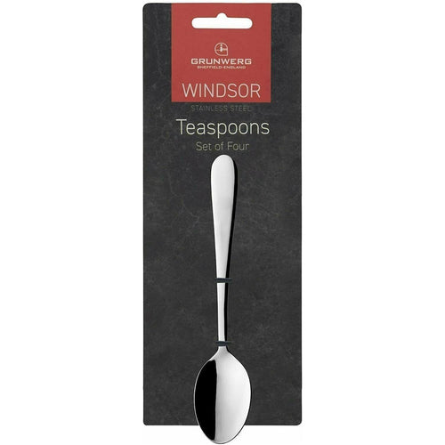 Windsor Stainless Steel Teaspoons 4 Pack 