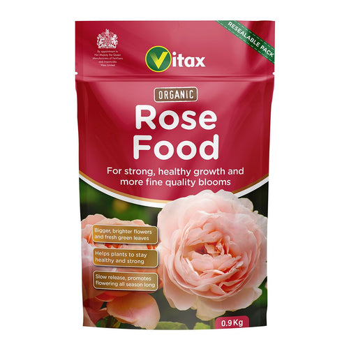 Vitax Organic Rose Food 900g Pouch