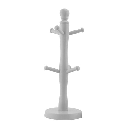 Apollo Beech Wood Mug Tree - Grey