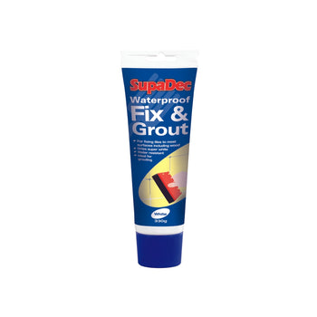 Waterproof Fix & Grout White 330g Tube