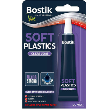 Bostik Soft Plastics Clear Adhesive Extra Strong 20ml
