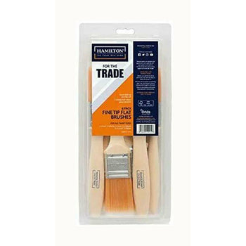 Hamilton For The Trade Fine Tip Flat Brushes 6 Pack