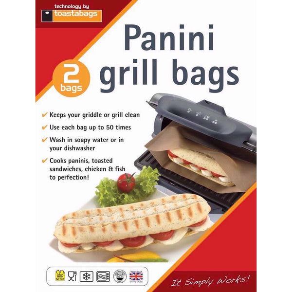 Toastabags Panini Grill Bags Pack of 2 
