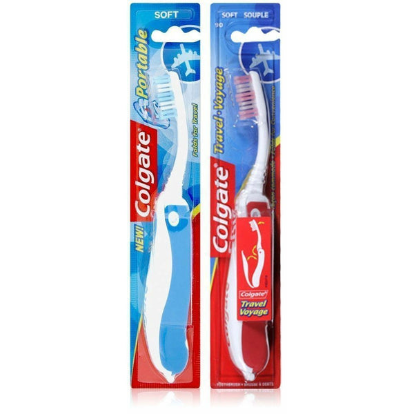 Colgate Soft Portable Folding Travel Toothbrush 1 Brush