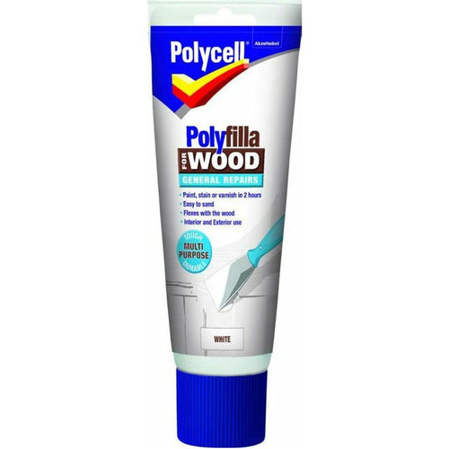 Polycell Polyfilla Wood Filler General Repairs White 330g