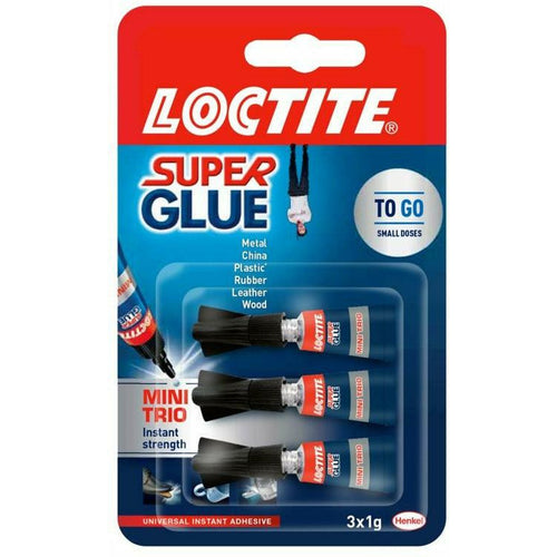 Loctite Super Glue Mini Trio 3 x 1g