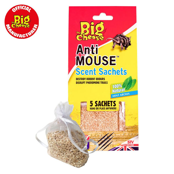 The Big Cheese Anti Mouse Scent Sachets 5 Pack STV401