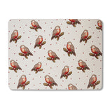 Cooksmart Christmas Red Red Robin Set of 4 Placemats