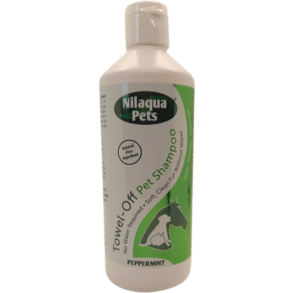 Nilaqua Towel Off Pet Shampoo 500ml Peppermint 