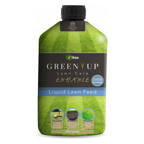 Vitax Green Up Lawn Care Enhance Liquid Lawn Feed 1 Litre