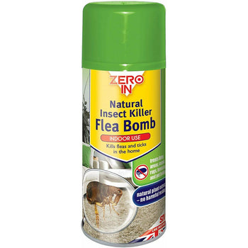 Zero In Natural Insect Killer Flea Bomb 150ml Aerosol ZER027