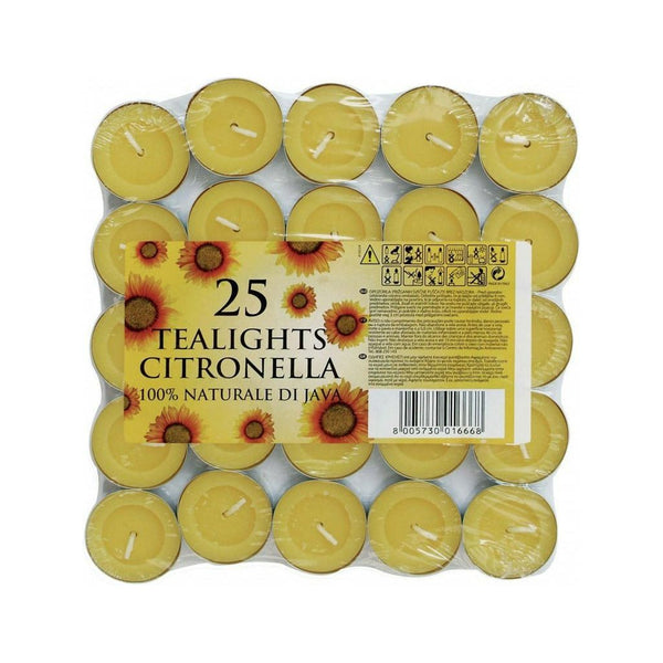 Citronella Tealights Candles Pack of 25 